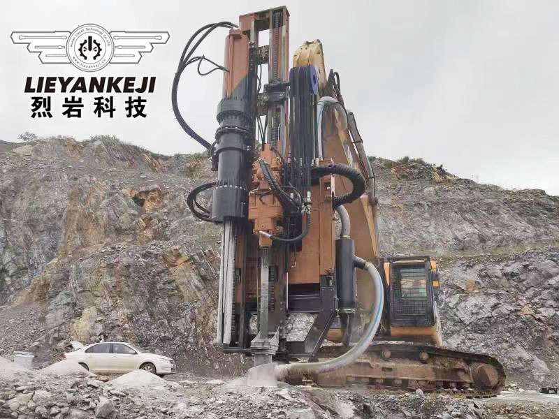 機載式液壓巖石破碎機應用于礦山破碎